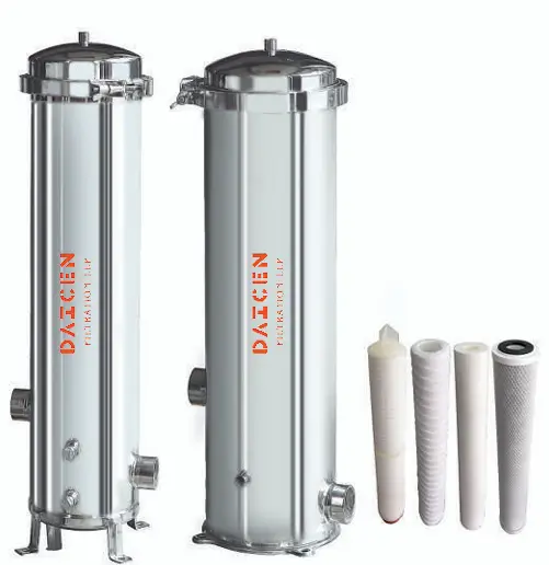 cartridge filter housing